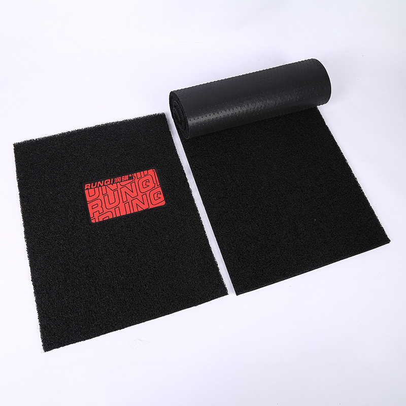 18mm Car Wire Loop Mat Set, Universal Car Mats with Hot-Melt Adhesive Backing, Pvc Non-Slip Entryway Floor Mat