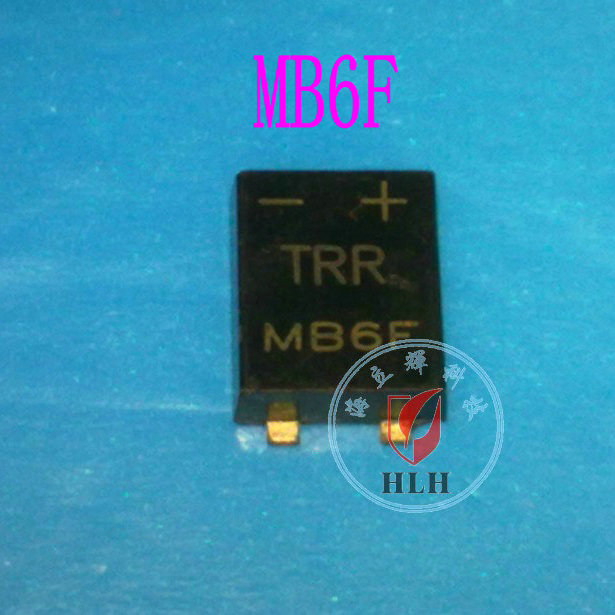 MB6F小体积贴片整流桥,迷你桥堆 G4 G9灯用600V 0.5A