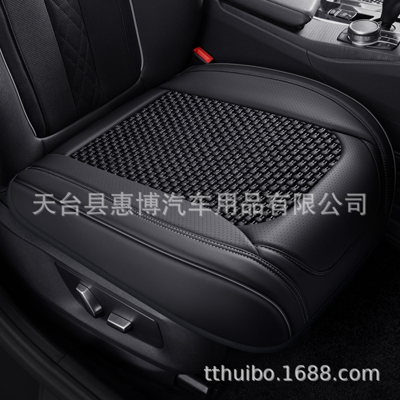 Front/Rear Single – Universal Seat cushion, seat cover - black