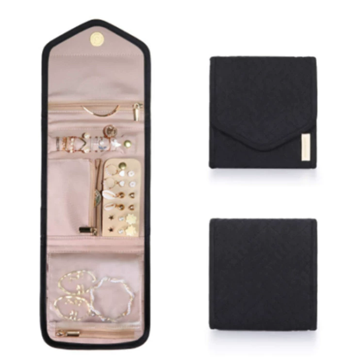 Cosmetic bag, foldable organizer bag, jewelry, storage system, (Physicals), Amazon