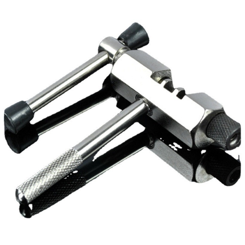 Cortador de cadena de bicicleta de montaña cadena ajustable desmontaje mantenimiento cadena cortador cadena herramienta todo interruptor de cadena de acero