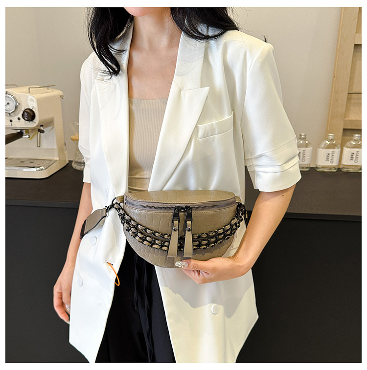 Super Hot Chest 2024 Nuova Moda Coreana Stile Occidentale Catena Donna Vita Larga Cinghia Monospalla Tracolla_voghion.com