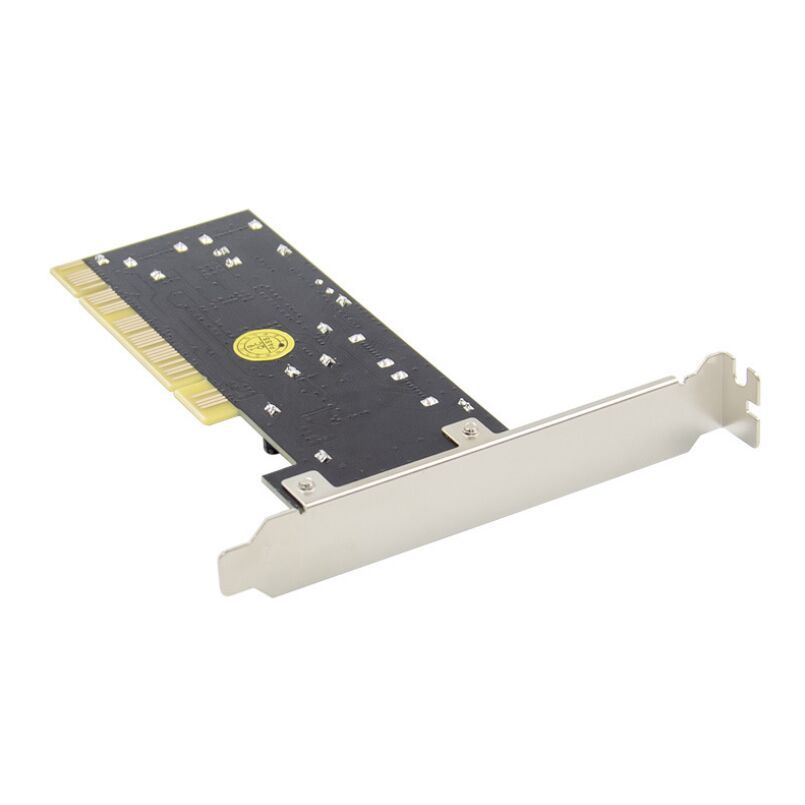 Tarjeta de matriz 3114 Tarjeta de expansión SATA Tarjeta de expansión de 4 puertos Tarjeta de conversión PCI a SATA Tarjeta adaptadora Tarjeta de matriz