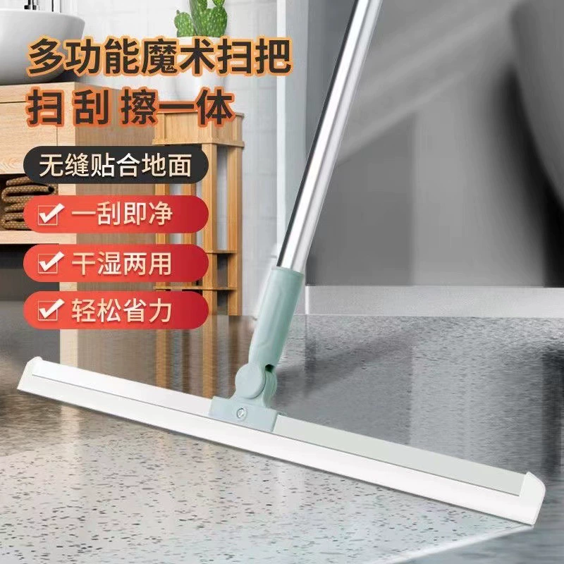 Стеклоочиститель силиконовый очиститель пола бытовая очистка стекла ванной комнаты Очистка водой Влажная и сухая производитель волшебных метел двойного назначения