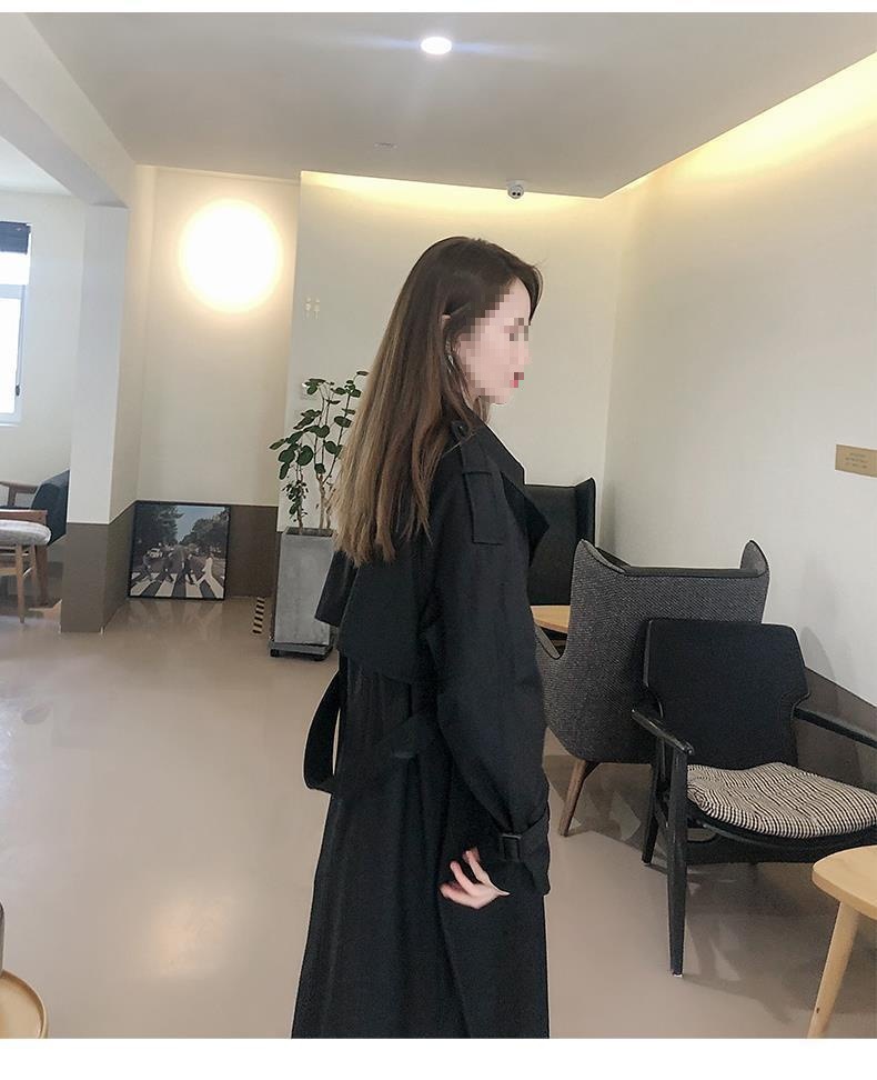 Eleganter Damen Trenchcoat Für Den Herbst Mittellang Fallend_voghion.com