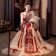 Lolita Bow Xiuhe Dress 2024 New High-grade New Chinese Wedding Dress Bride Summer Wedding Dress Age-reducing Sweet