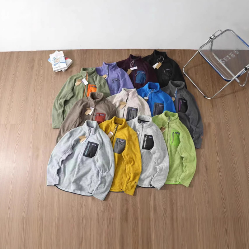 Patagonia m's R1 Outdoor Warm Stand Collar Half-Zip Fleece Pullover