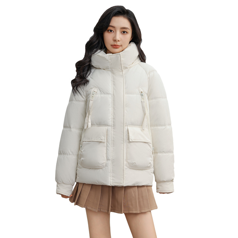 Russian new winer plus size for women's casual warmh, hickened and enlarged pocke hooded coon wholesale Down_voghion.com