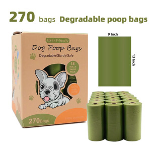 Cross-border Amazon Hot Disposable Dog Feces Picking Bag Flavored Thickened Degradable Pet Garbage Bag