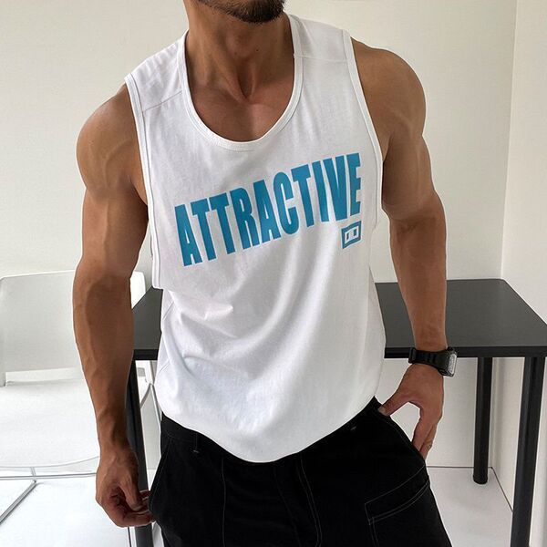 Vest Ice Silk Cool Shooting Suit T-Shirt Men's American Summer Basketball Training Sports Running Sleeveless Round Neck Vest