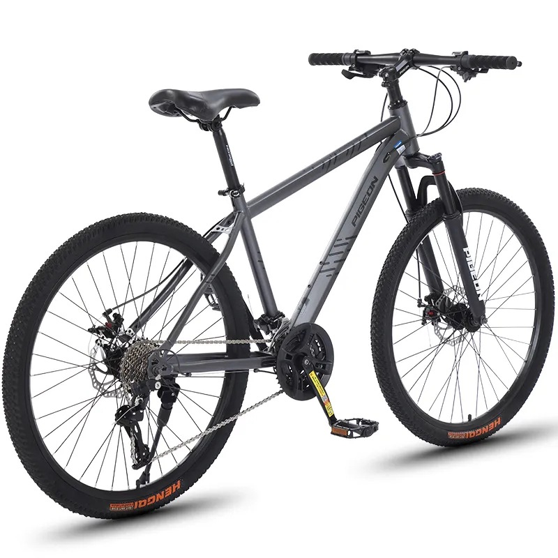Bicicleta de montaña de la marca Feige Bicicleta de montaña con amortiguación de doble freno de disco Bicicleta de montaña todoterreno de 26 pulgadas y 24 pulgadas de velocidad variable para hombres y mujeres