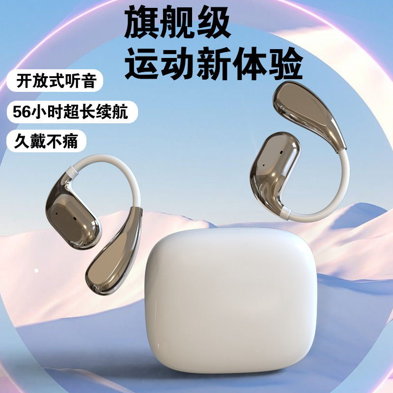 跨境爆款私模D209- OWS无线蓝牙耳机挂耳式运动耳机超长续航降噪|undefined