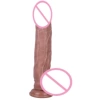 7 inch solid penis straight brown