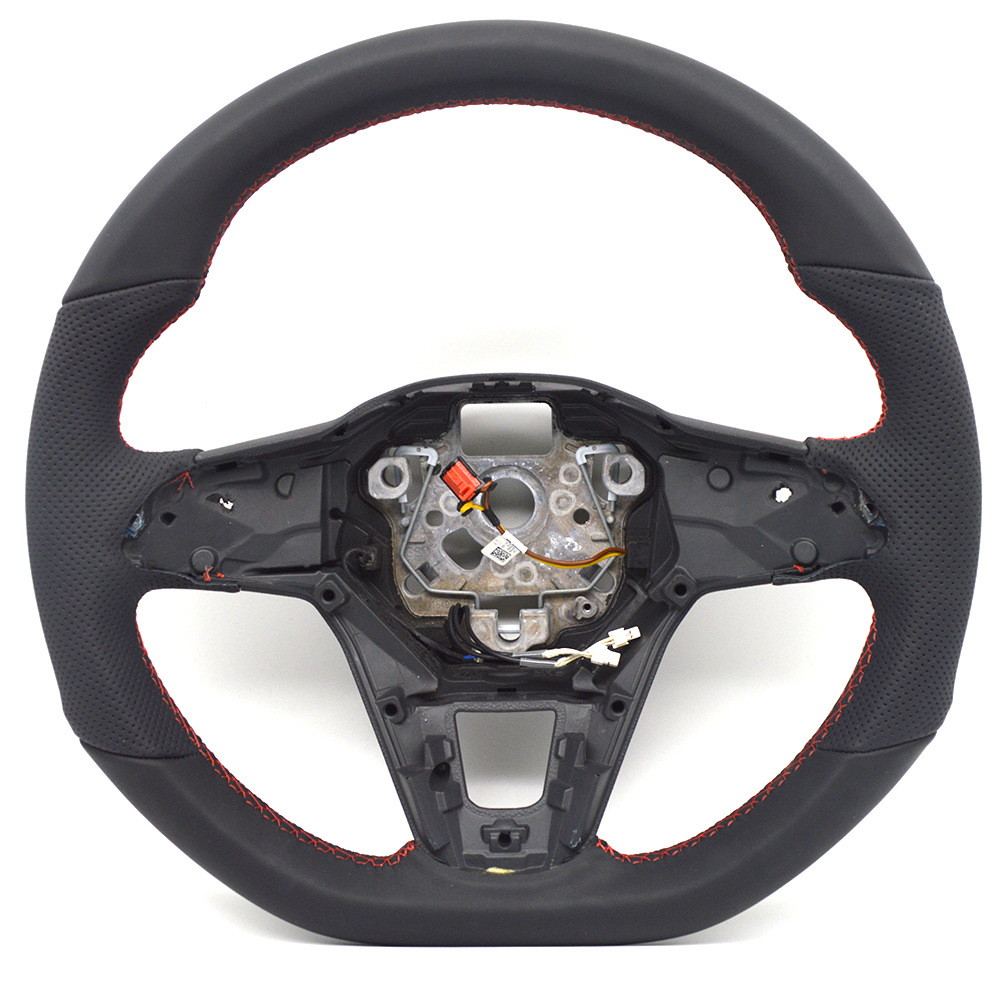 Suitable for Golf 8 golf mk8 red line semi-perforated steering wheel heating pad base