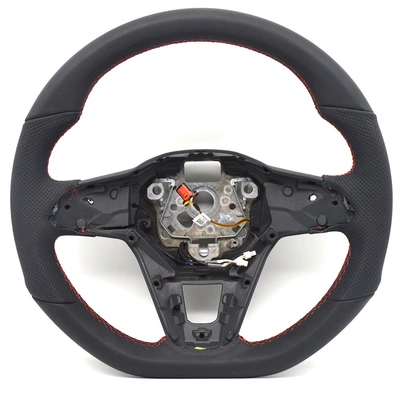 Suitable for Golf 8 golf mk8 red line semi-perforated steering wheel heating pad base