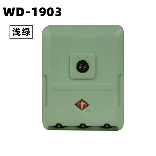 1903B special-shaped lock light green
