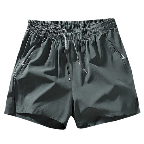 Live broadcast hit ice silk shorts, men's summer casual sports pants, mid-air quick-dry quarter pants