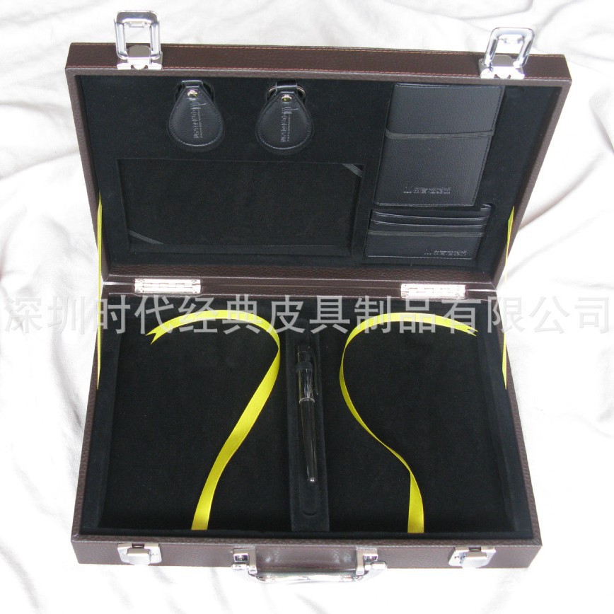 厂家PU房地产交付礼品盒 PU皮革交房资料盒 别墅专用高档交房盒