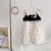 Dress, summer clothing, small princess costume with bow, lifting effect