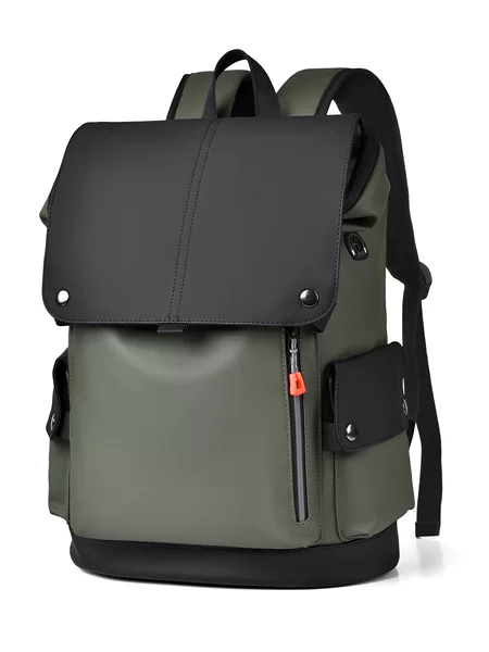 Cross-border high-end men's backpack for business trips, large-capacity laptop backpack, business casual student backpack for men