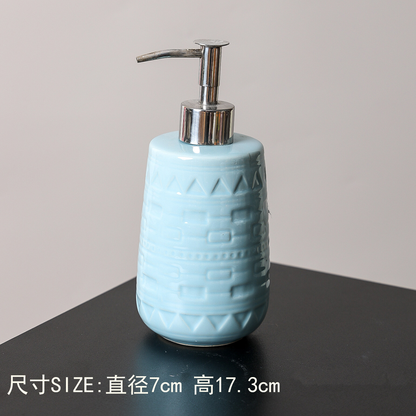 Botella de loción de cerámica de baño de hotel, botella dividida, champú a presión, gel de ducha, loción de manos, acondicionador, botella vacía