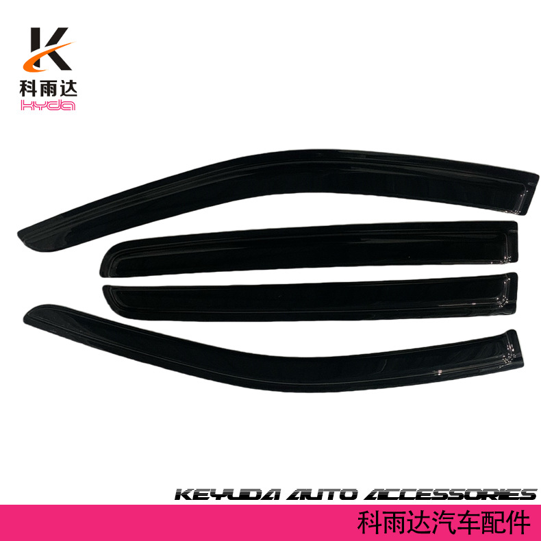 Manufacturer Supplies Car Window Rain Guards for Exterior Modification, Suitable for Ford Ranger 2012-2018 Models