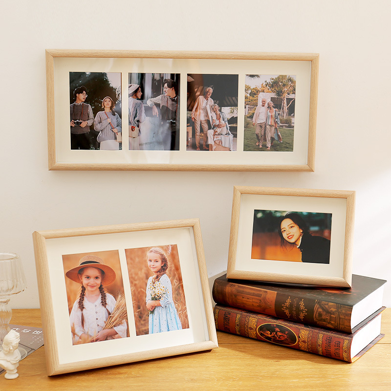 Creative combination two-piece frame art three-piece frame four-piece frame Photo Studio children's wedding photo memorial table three-dimensional photo frame Creative combination two-piece frame art three-piece frame four-piece frame Photo Studio children's wedding photo memorial table three-dimensional photo frame