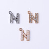 Metal accessory, pendant from pearl, chain with letters, English letters, factory direct supply