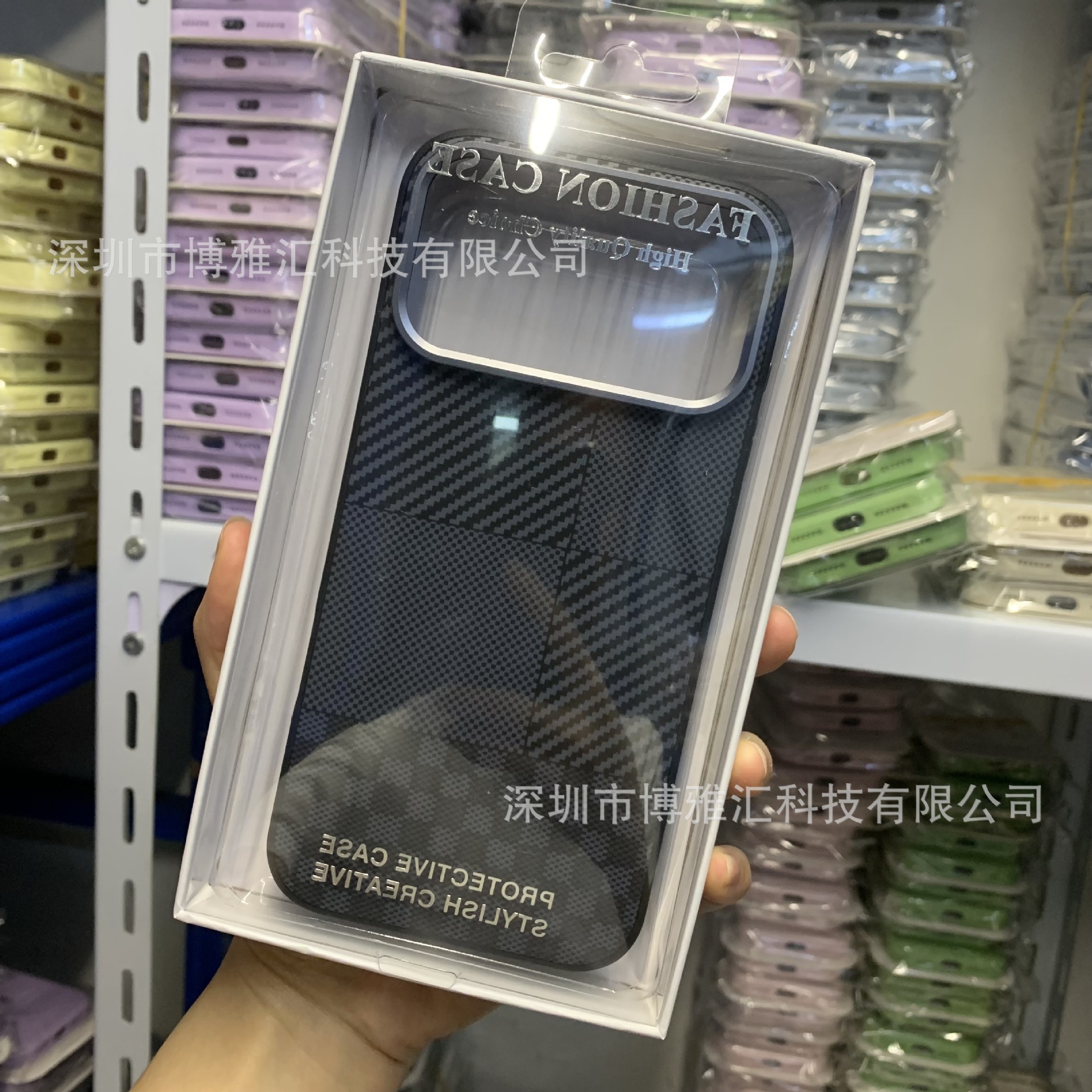Fabricación de fibra de carbono para Apple 17promax caso de teléfono móvil Kev Zip empalme Huawei mate80 cubierta de caso protector image 3
