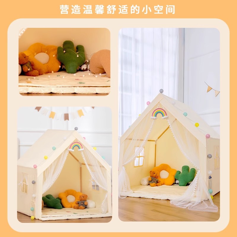 Venta caliente transfronteriza tienda para niños interior viento interior hogar bebé princesa casa pequeña casa niño niña juguete casa de juegos casa