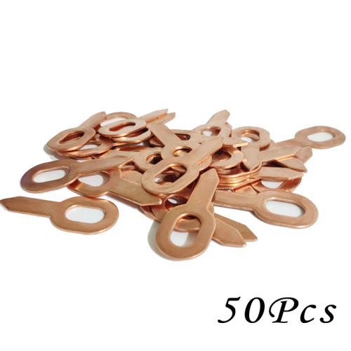 Sheet metal repair and shaping meson machine welding gasket OT piece round spot welding copper plated gasket pull ring