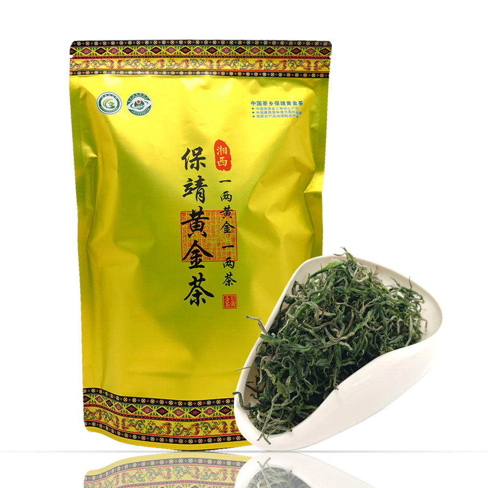 保靖黄金茶新茶叶湘西高山云雾苗亩甸绿茶嫩芽浓香型毛尖散装礼盒