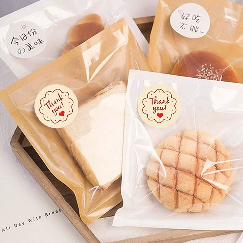 [Вся коробка оптом] Упаковочный пакет для хлеба из бублика