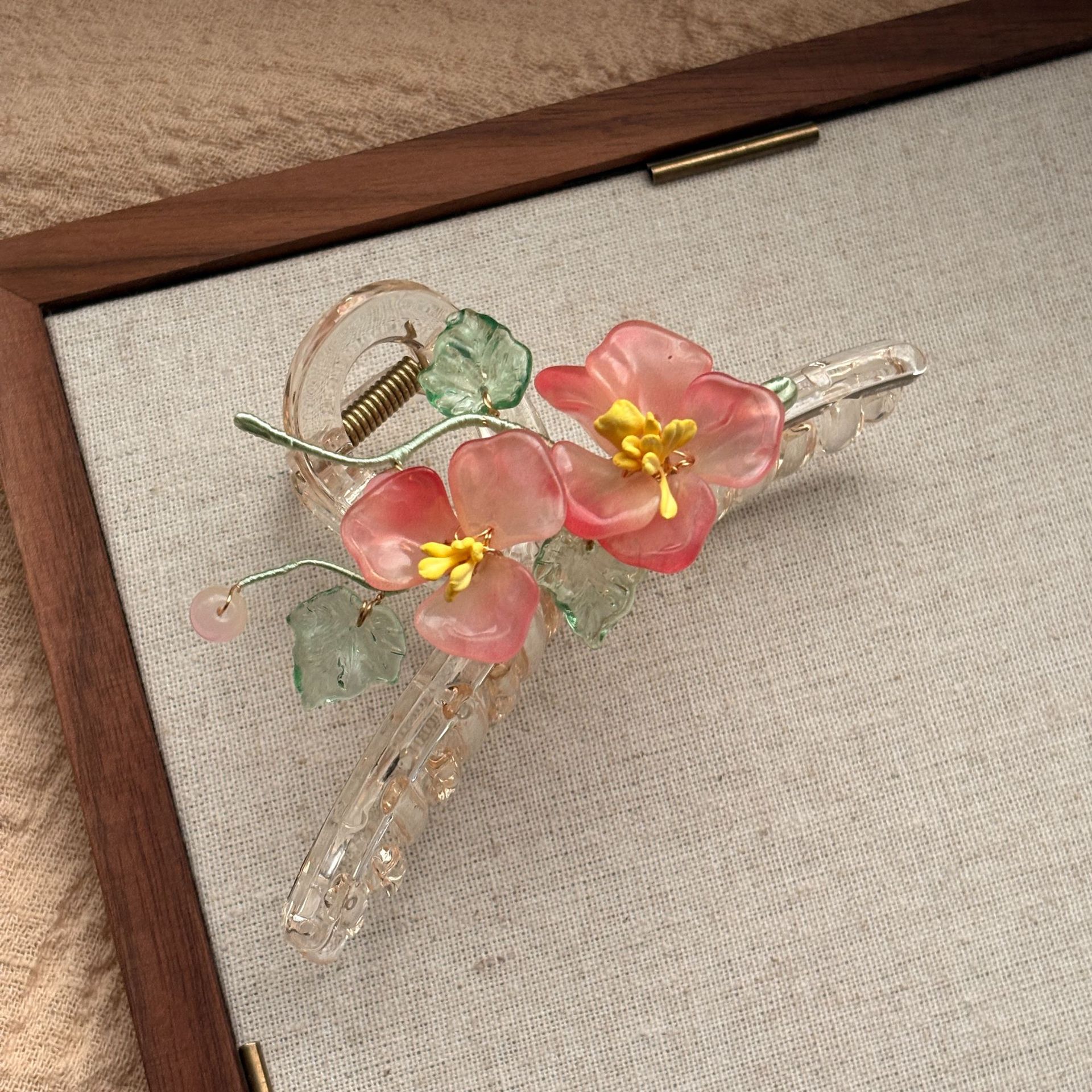 Vacaciones Estilo Clásico Mujeres Flor Aleación Enchapado Garras De Pelo display picture 8