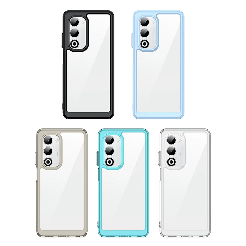 Чехол для OPPO A5 5G 2025 (международная версия) / A5 4G 2025 (международная версия), прозрачный акриловый противоударный защитный корпус