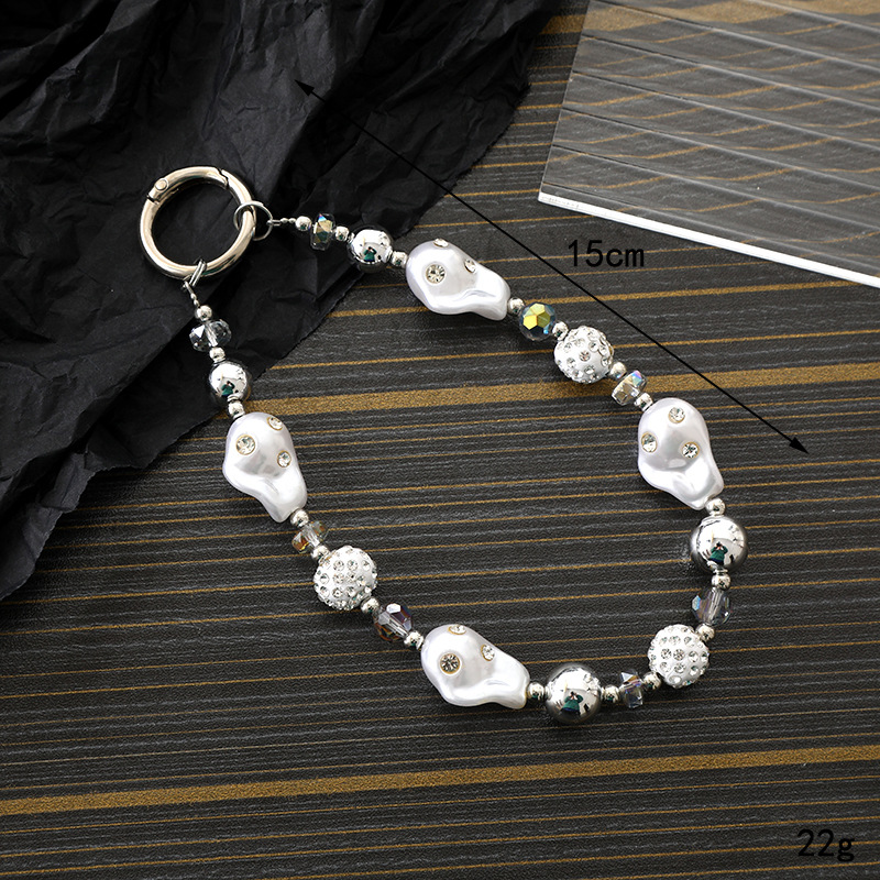 25g Weight Bag Pendant, Mobile Phone Chain, Keychain Classification 1 Piece Quantity Daily Occasion Beaded, Alloy Material Star, Heart Shape, Bow Knot Pattern Unisex Gender Modern Style, Classic Style Style Modern Style Classic Style Star Heart Shape Bow Knot Beaded Alloy Unisex Bag Pendant Mobile Phone Chain Keychain 2