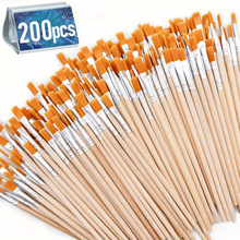 W 35161 Nylon Flat Head Painting Brush ������ͷ���� ����