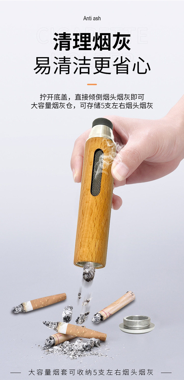 Car-mounted ashtray, a magic tool for lazy smokers to smoke without dropping ash, prevents ash from flying in the car