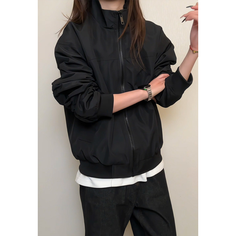 GTAL Same Style Quality American Bomber Stand Collar Flight Men's Trendy Brand High-end Cool Baseball Jacket Coat_voghion.com