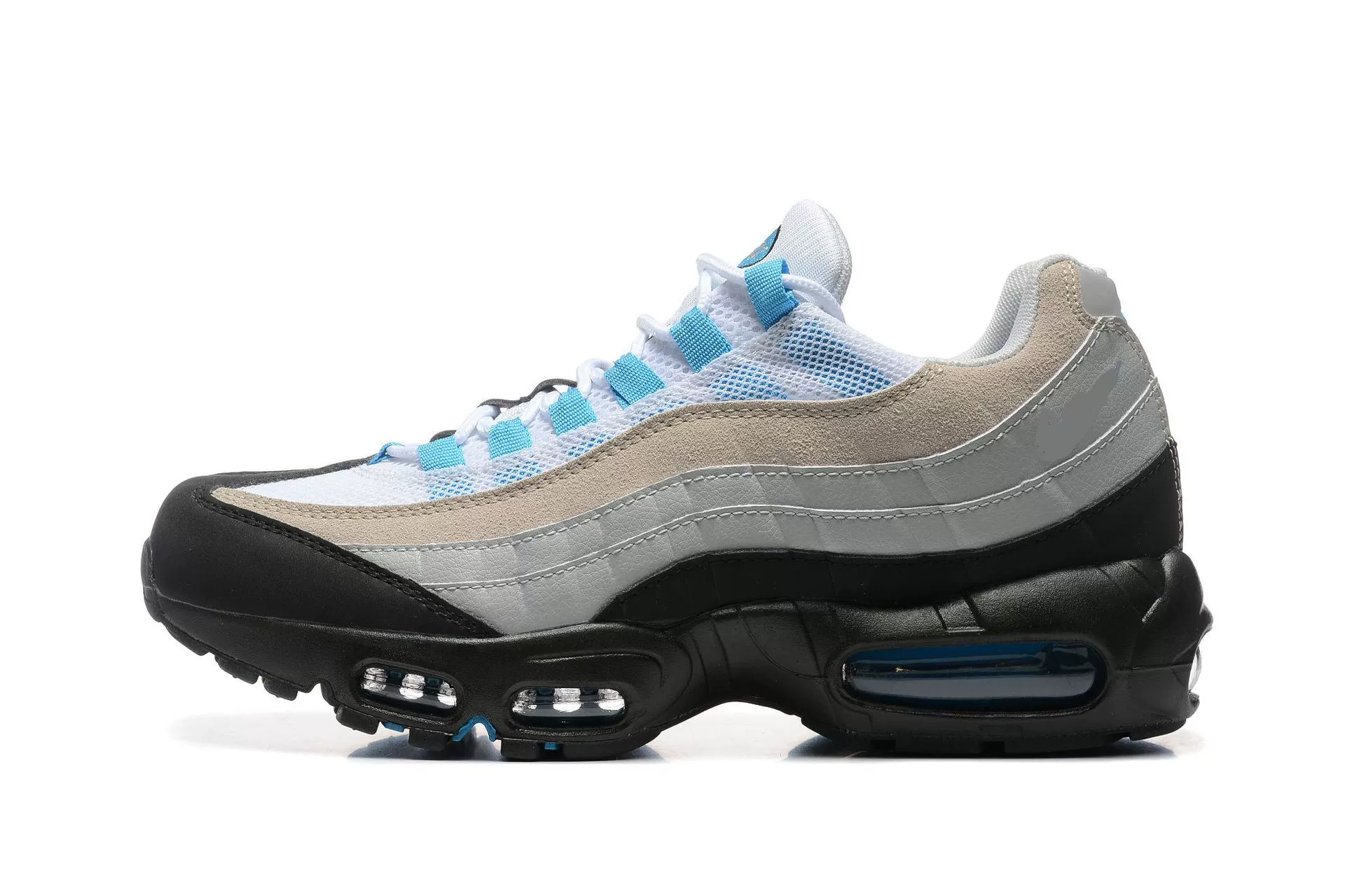 Подлинные мужские кроссовки Nike official AJ низкого верха AIR MAX 95 ретро с воздухоподушкой, проходимость, дышащие кроссовки для спорта и бега