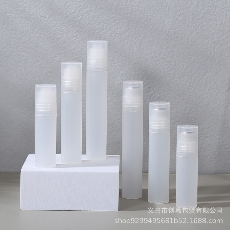 厂家现货精油滚珠瓶涂抹式按摩走珠瓶香水精油生发液塑料分装瓶