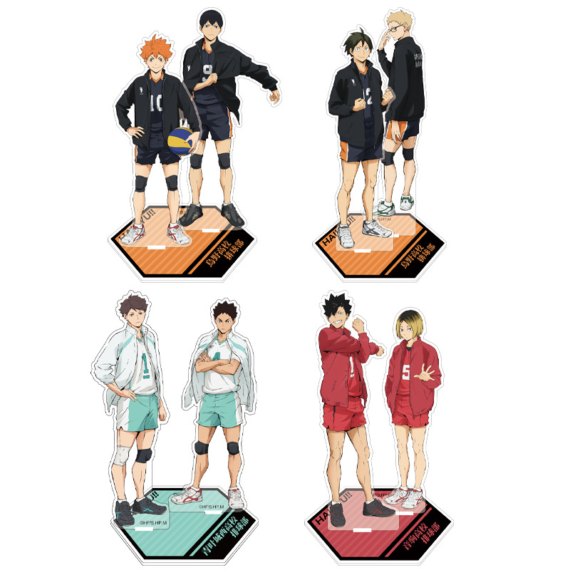 Genuine and officially authorized volleyball youth acrylic multi-person stand combination desktop ornaments decoration Karasuno