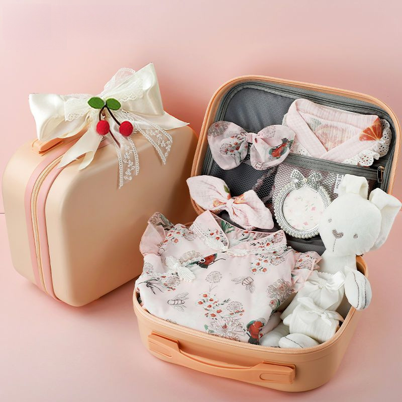 Baby Creative Gift Box Chinese Style Cheongsam suit Girl Full Moon Baby Hundred Days Birthday Gift Items