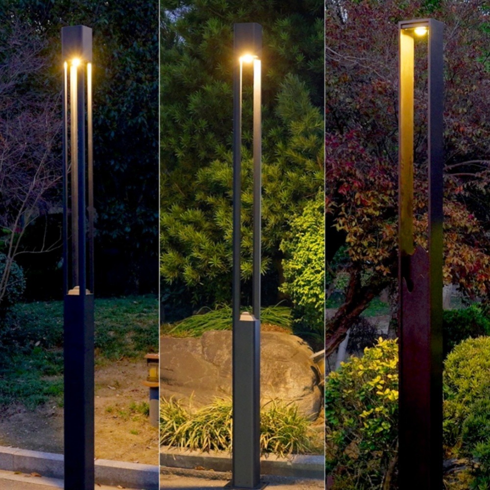 庭院灯3/3.5/4米led路灯户外防水铝型材景观灯小区公园道路方灯