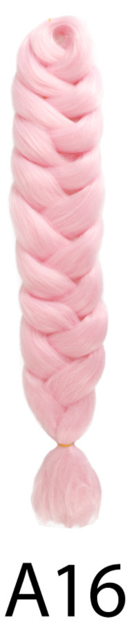 Peruca de comercio exterior fibra química africana gran trenza 165g trenza jumbo trenza cabello de alta temperatura seda trenza