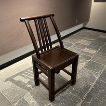 实木椅老式传统农村餐椅农家乐饭店椅换鞋凳儿童家用靠背手工sxω