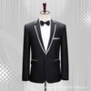 Black 214 top + bow tie