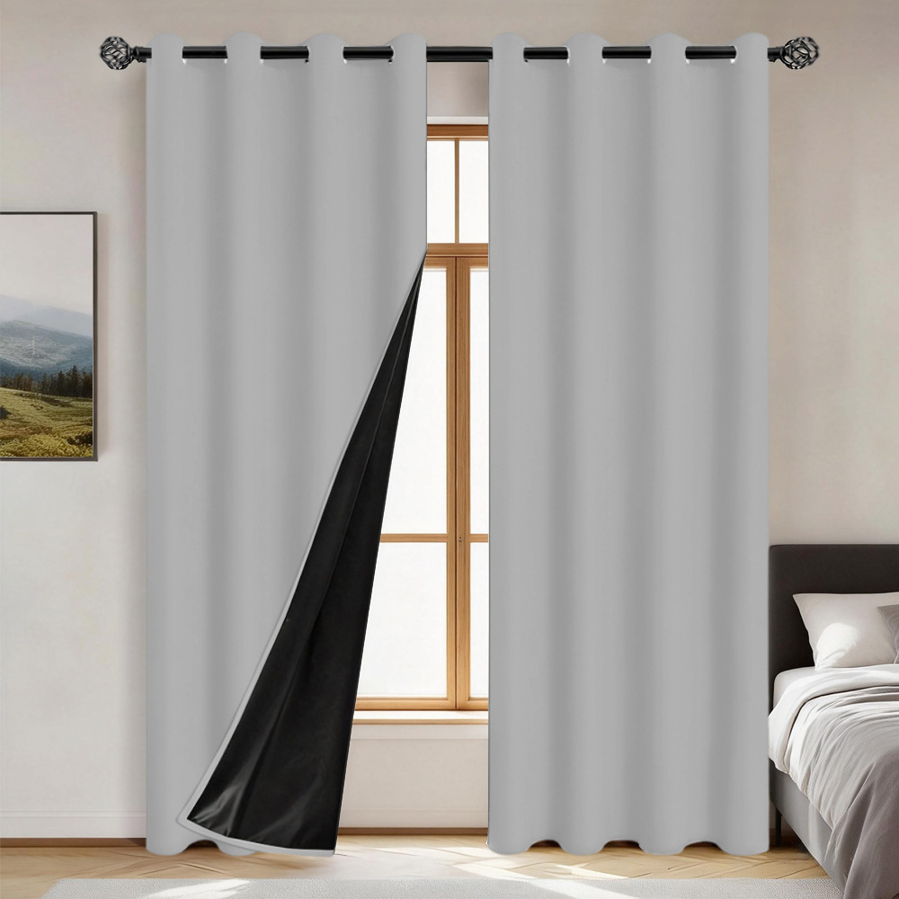 12 light gray [pongee coating] / W:100cm*l:130cm perforated single piece, about 177g
