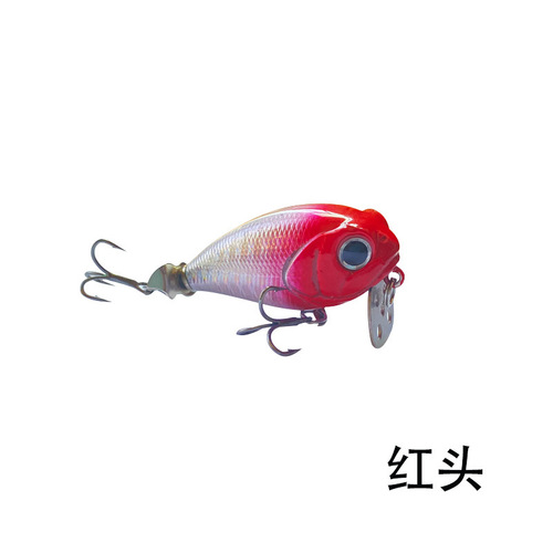 Rock Fat Man Fishing Bait 9.4g 55mm tongue tail stainless steel piece Lua bait bionic hard bait long-range fake