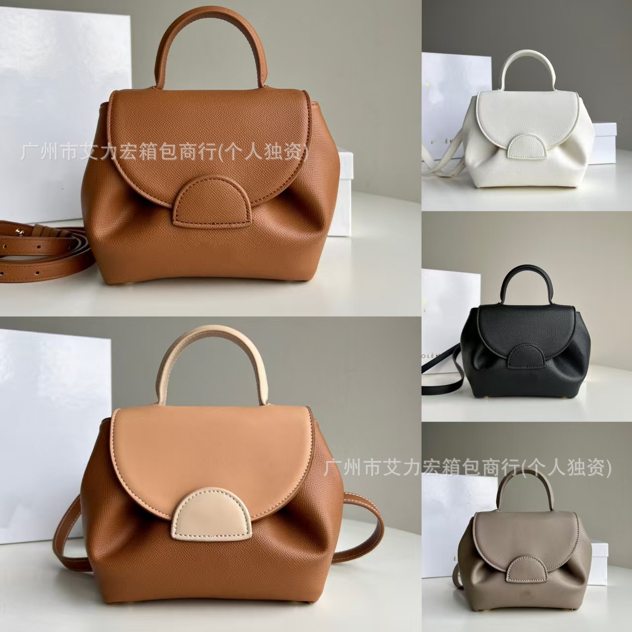 莞产高版Polen笑脸包高质感百搭双肩包小猪包休闲通勤手提包女